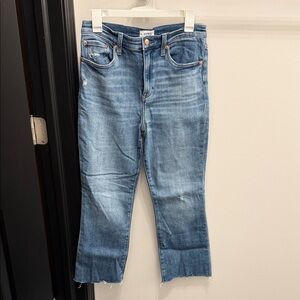 Pistola Lennon Blue Ankle Cropped Jeans